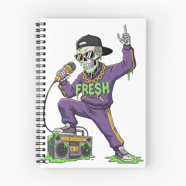 Item preview, Eternal Mic Drop: Skeleton Rap Icon designed and sold by unthinkabletees.