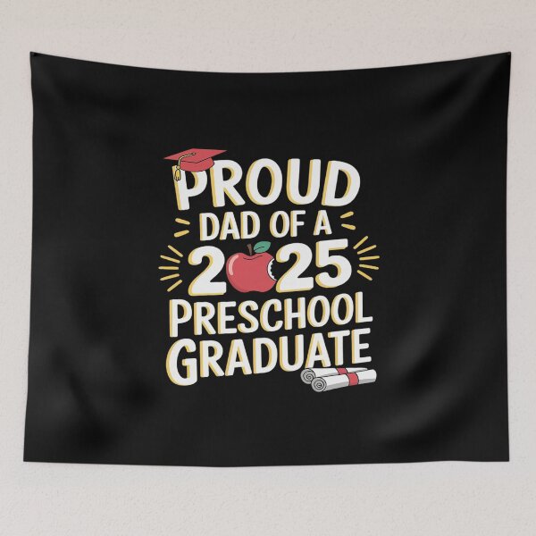 Item preview, Proud Dad Class of 2025 Preschool Pre-K Graduate Graduation 6  designed and sold by PowAcademy.
