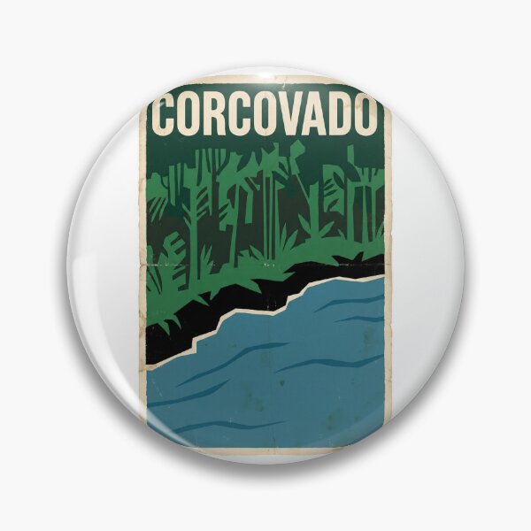 Item preview, Corcovado National Park Vintage Poster – Costa Rica Jungle Wall Art designed and sold by MiszungART.
