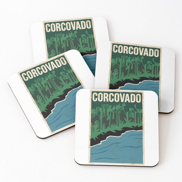 Item preview, Corcovado National Park Vintage Poster – Costa Rica Jungle Wall Art designed and sold by MiszungART.