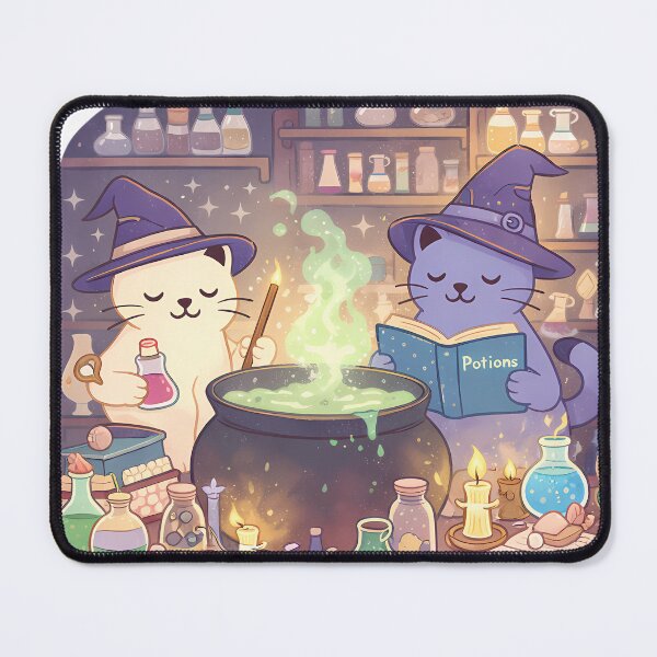 Item preview, magic study cats designed and sold by Chytanka.