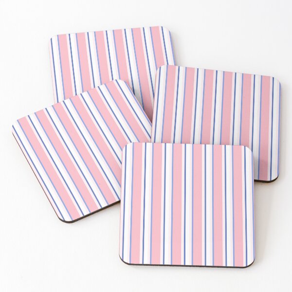 Item preview, Pink Butterfly on Blue Stripe 1 Seamless Repeat designed and sold by Sharon Schwalbe.