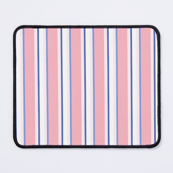 Item preview, Pink Butterfly on Blue Stripe 1 Seamless Repeat designed and sold by Sharon Schwalbe.