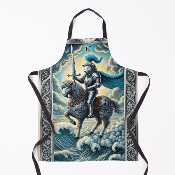 Item preview, Sheepism – Knight of Swords Tarot Card designed and sold by Thpoar.