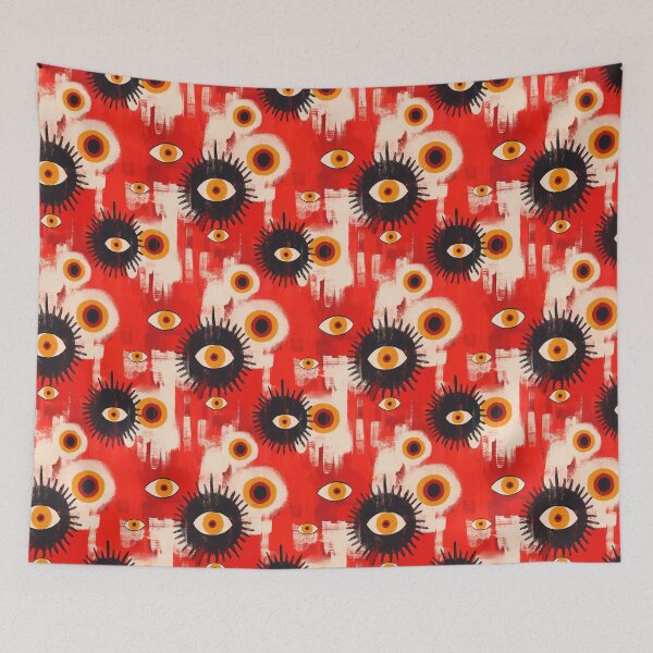 Item preview, Creepy All Seeing Eye Pattern designed and sold by bubblegoth.