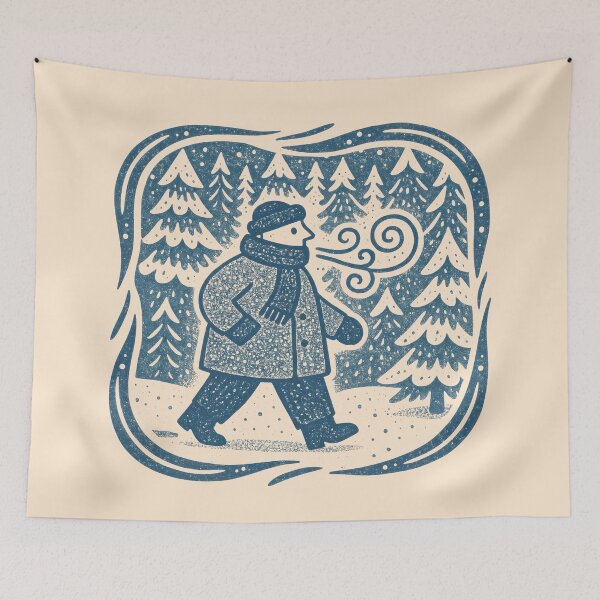 Item preview, Winter Walk With Frosty Breath designed and sold by EdvvinStudios.