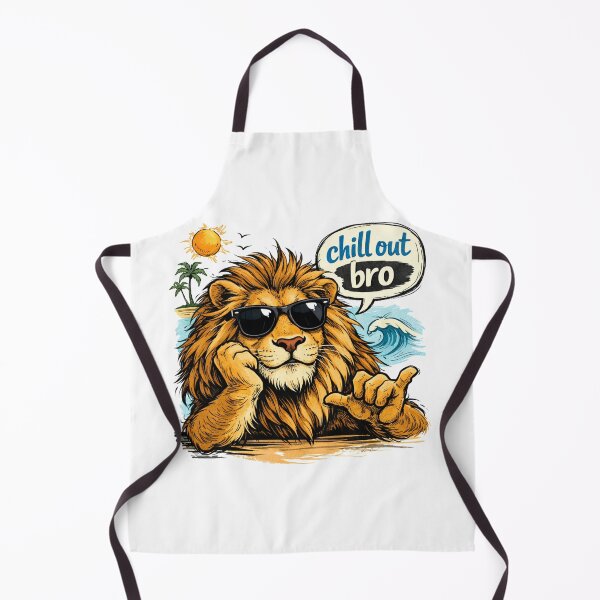 Item preview, #CHILL OUT BRO LION designed and sold by TIPOTENIOS.