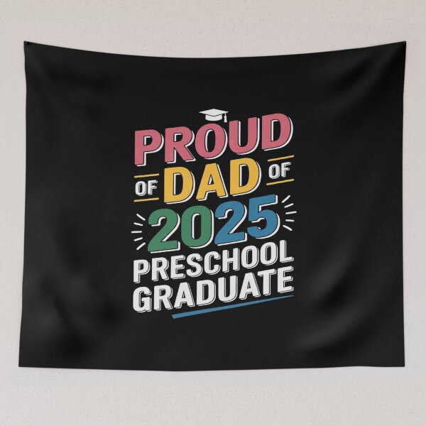Item preview, Proud Dad Class of 2025 Preschool Pre-K Graduate Graduation6  designed and sold by PowAcademy.