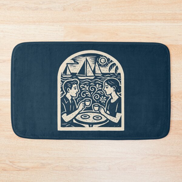 Item preview, Coffee Dates By The Sea designed and sold by EdvvinStudios.