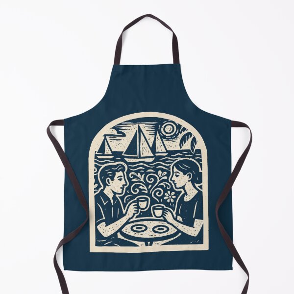 Item preview, Coffee Dates By The Sea designed and sold by EdvvinStudios.