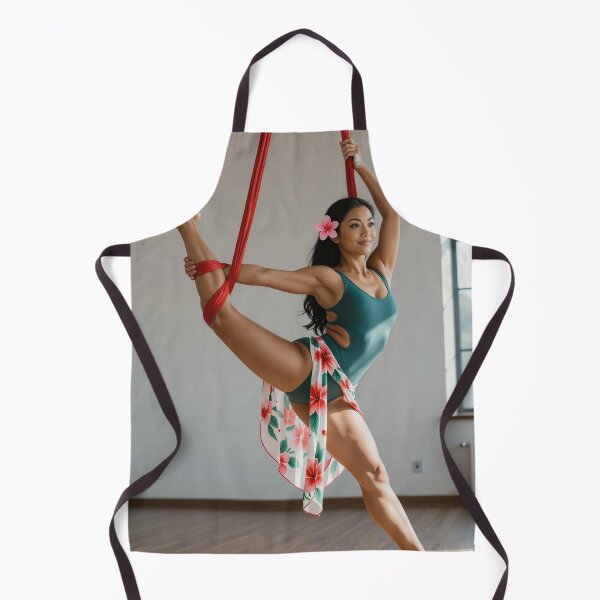 Item preview, Shanti aerialist floral balance studio pose designed and sold by CathryneDelamort.