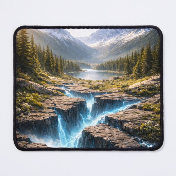 Item preview, Mystic Mountain Valley – Fantasy Nature Landscape designed and sold by NAJURE.
