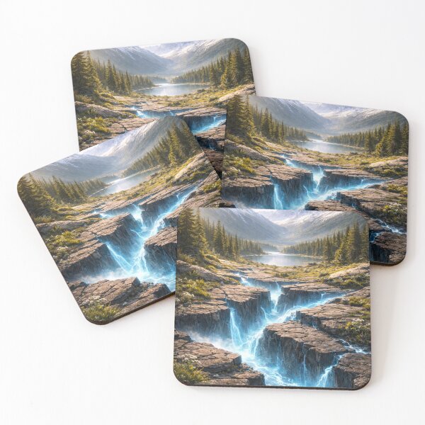 Item preview, Mystic Mountain Valley – Fantasy Nature Landscape designed and sold by NAJURE.