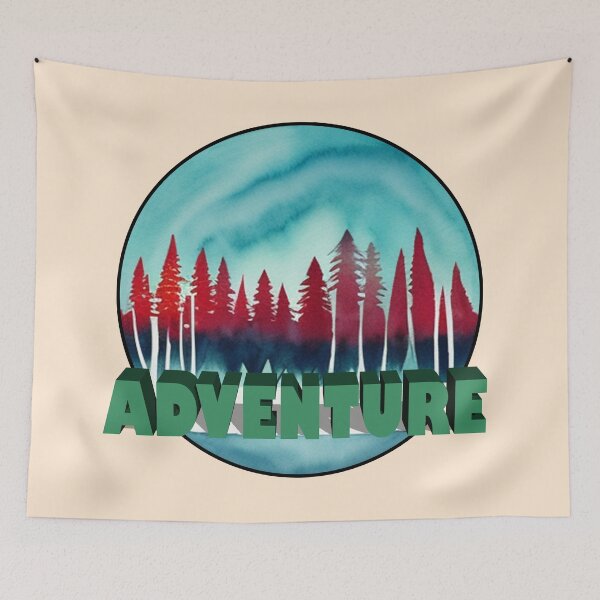 Item preview, Adventure Forest Emblem designed and sold by MoxisWatercolor.