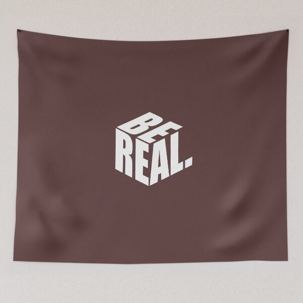 Item preview, Be Real Minimal Quote Art | Authentic Mindset Typography Design for Self Expression designed and sold by Lineesh Kumar.