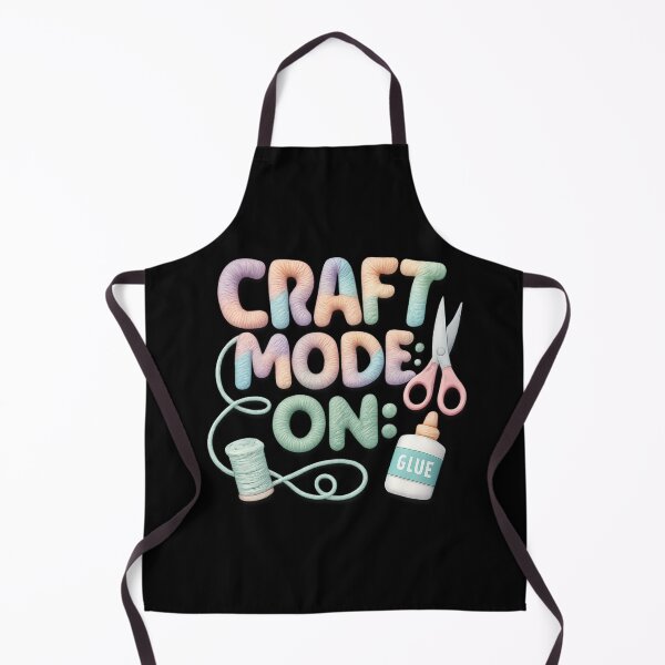 Item preview, Craft Mode: ON - Pastel Yarn Typography designed and sold by MKreative Studio.