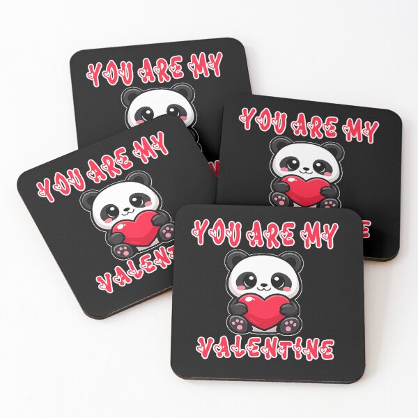 Item preview, Cute panda design holding a heart, You are my Valentine designed and sold by Ach&Koor.