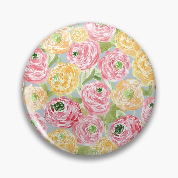 Item preview, Soft Ranunculus Floral - Grandmillennial Cottage Garden  designed and sold by aneladesigns.