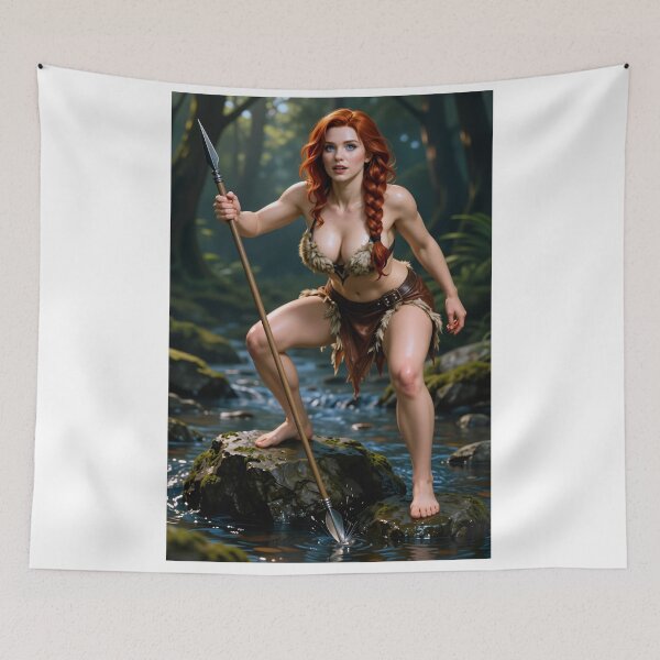 Item preview, Rowan redhead spear balance forest stream designed and sold by CathryneDelamort.
