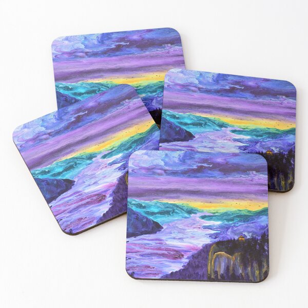 Item preview, Columbia River in Purple Sunset designed and sold by BreezyZen.