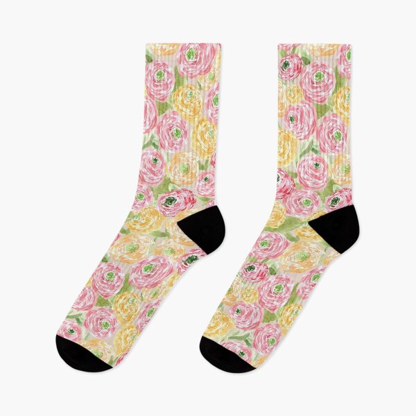 Item preview, Soft Ranunculus Floral - Grandmillennial Cottage Garden  designed and sold by aneladesigns.