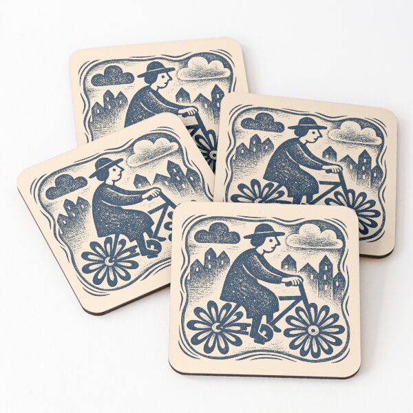 Item preview, Pedaling Through Blossomed Streets designed and sold by EdvvinStudios.