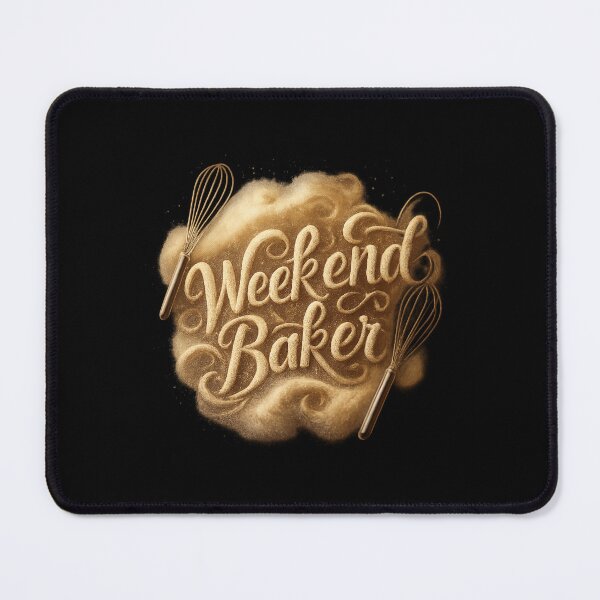 Item preview, Weekend Baker - Flour & Whisks Typography designed and sold by MKreative Studio.