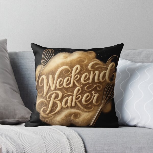 Item preview, Weekend Baker - Flour & Whisks Typography designed and sold by MKreative Studio.