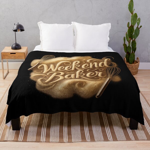 Item preview, Weekend Baker - Flour & Whisks Typography designed and sold by MKreative Studio.
