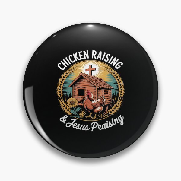 Item preview, Chicken Raising & Jesus Praising 45  designed and sold by MythWoot.