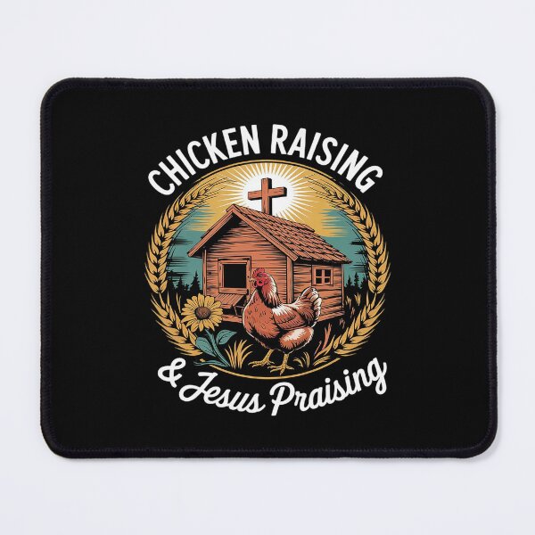 Item preview, Chicken Raising & Jesus Praising 45  designed and sold by MythWoot.