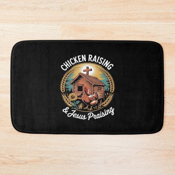 Item preview, Chicken Raising & Jesus Praising 45  designed and sold by MythWoot.