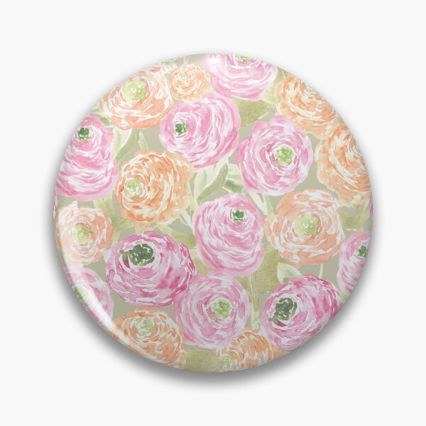 Item preview, Soft Ranunculus Floral - Grandmillennial Cottage Garden  designed and sold by aneladesigns.