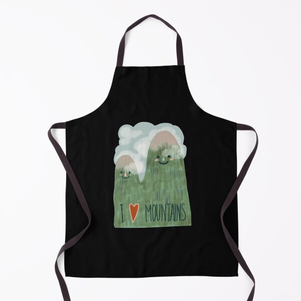 Item preview, I love mountains, childish style, kidcore, designed and sold by Dormitria.