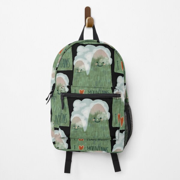 Item preview, I love mountains, childish style, kidcore, designed and sold by Dormitria.