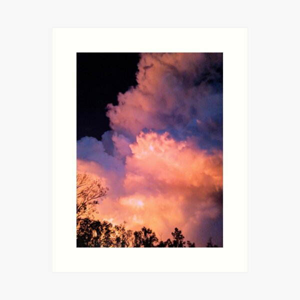 Leilani Clouds Art Print