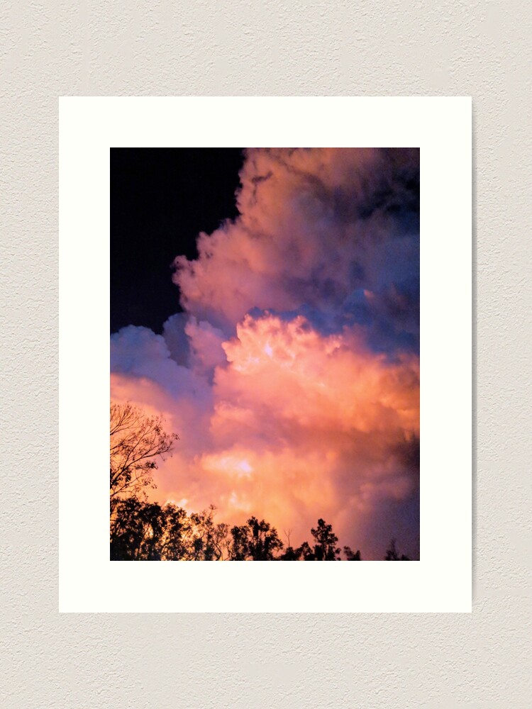 Thumbnail 1 of 3, Art Print, Leilani Clouds designed and sold by catherineverita.
