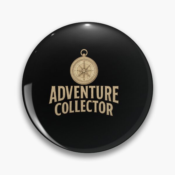 Item preview, Adventure Collector - Vintage Compass Typography designed and sold by MKreative Studio.