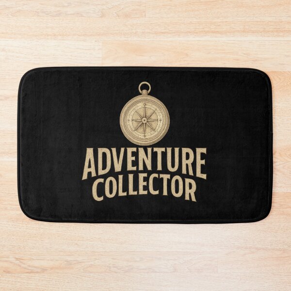 Item preview, Adventure Collector - Vintage Compass Typography designed and sold by MKreative Studio.