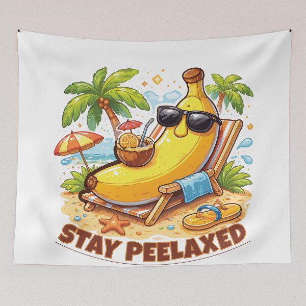 Artikelvorschau, Bleib entspannt – Cooles Bananen-Sommer-T-Shirt zum Entspannen am Strand entworfen und verkauft von ArtiFize Store.