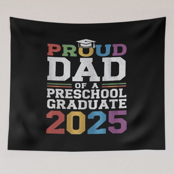 Item preview, Proud Dad Of A Preschool Graduate Graduation Class Of 2025  designed and sold by PowAcademy.