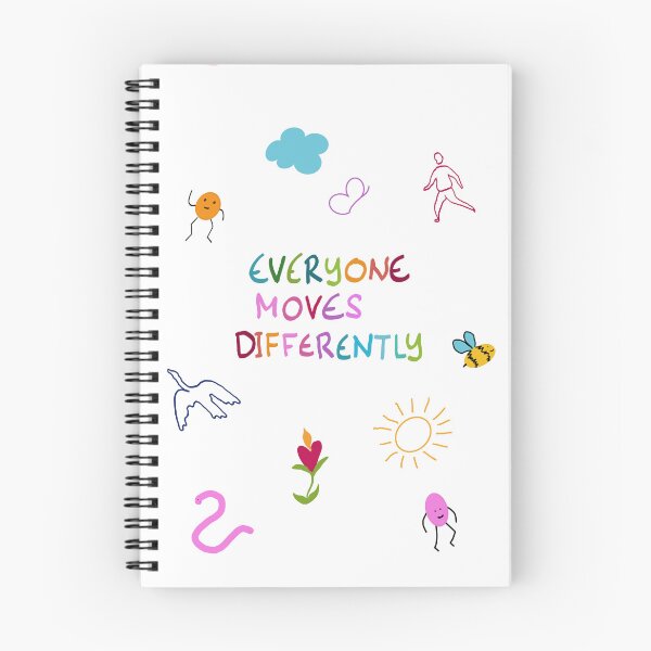 Item preview, Everyone moves differently (and that’s okay) designed and sold by Feldymerch.