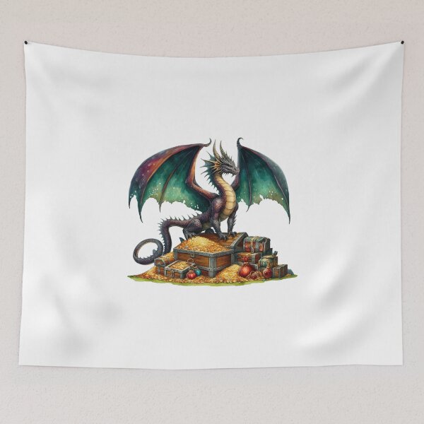 Aperçu de l'œuvre Images clipart de dragons fantaisistes créée et vendue par Eiwaprints.