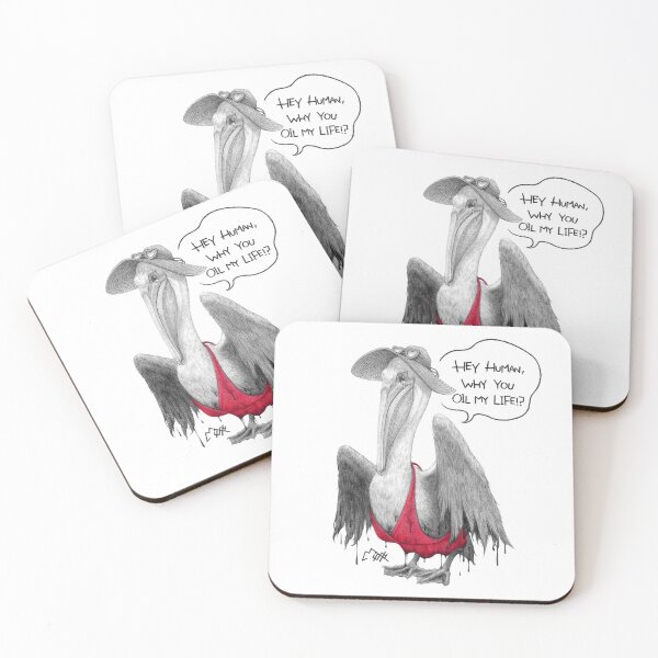 Item preview, OILED PELICAN designed and sold by Milk DoNg.
