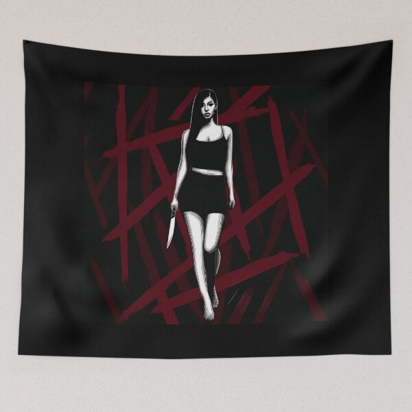Item preview, GraffitX sexy killer – Abstract Street Surreal Portrait Art designed and sold by Blackcanvas444.