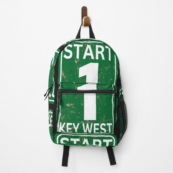 Item preview, Key west Mile One Rusted Road Sign Family Vacation Florida designed and sold by erozzz.