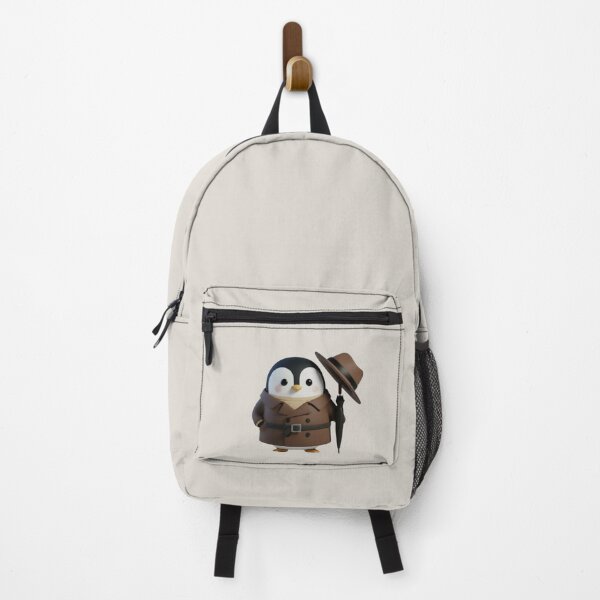 Item preview, POODY Trench – Cute Penguin in Classic Trench Coat (Classic Pose) designed and sold by HNstory.