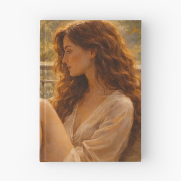 Item preview, Quiet Summer Hour – Warm Balcony Contemplation Art designed and sold by ggstcraft.