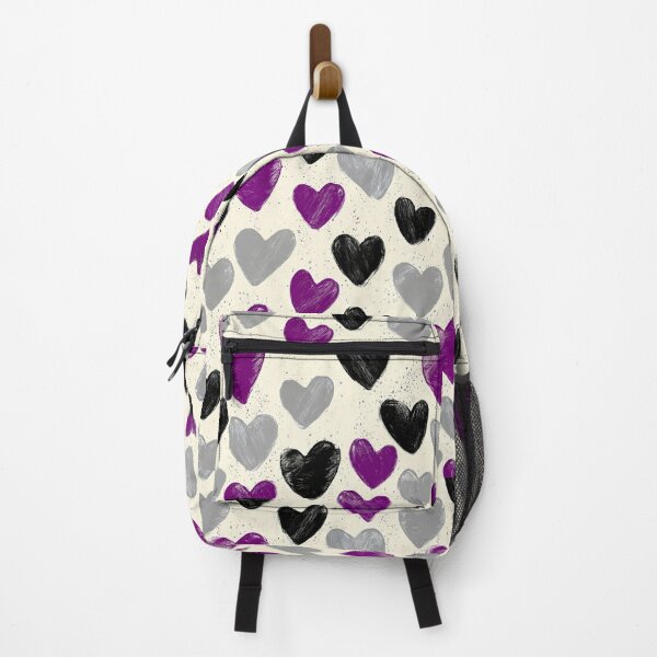 Item preview, Asexual Pride Heart Pattern - LGBTQ+ Valentine Aesthetic designed and sold by Cannaxes Studio.