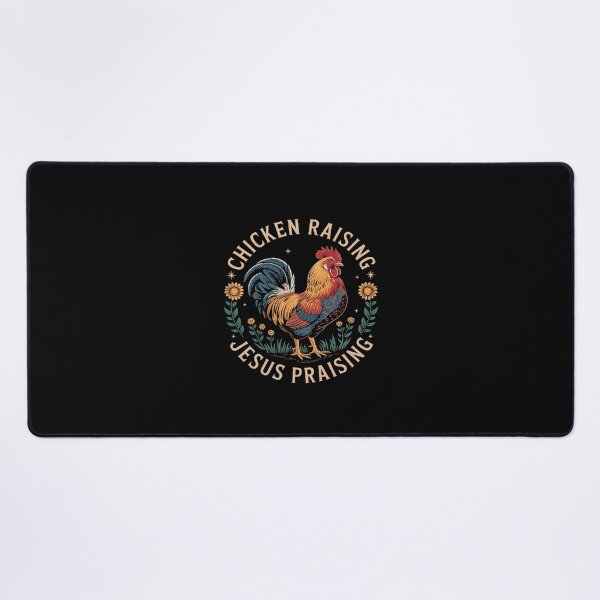 Item preview, Chicken Raising & Jesus Praising Christian Mens Womens  designed and sold by AquaKiev.